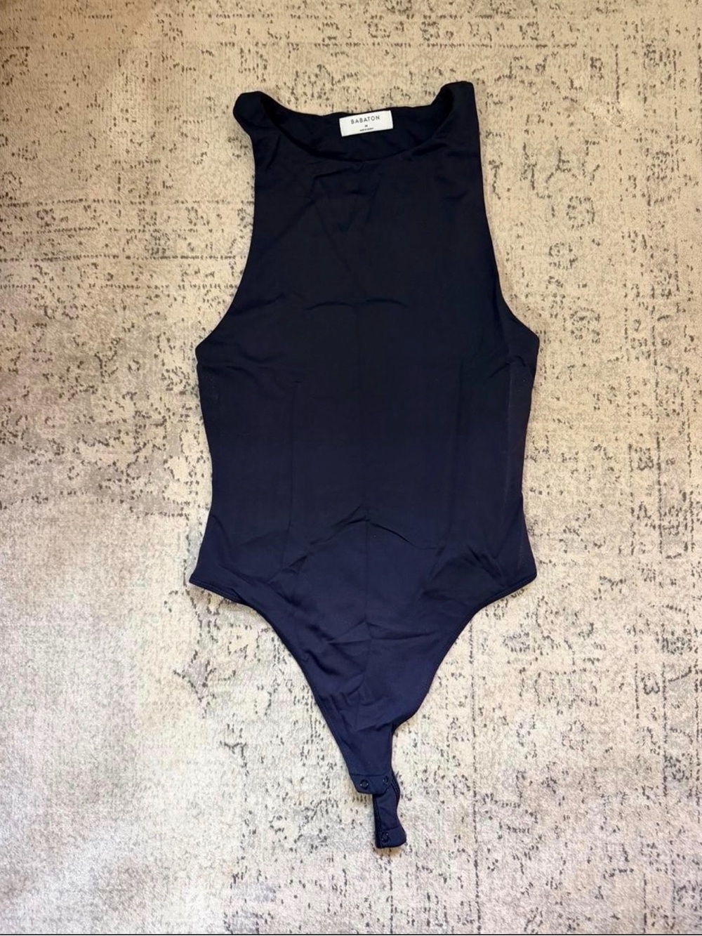 Babaton Black Sleeveless Bodysuit